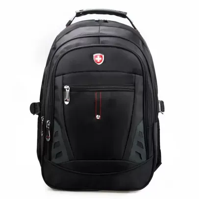 Mochila Executiva para Notebook Fuji, 3 Compartimentos - Preta