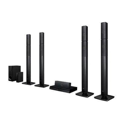 Home Theater LG LHB655NW Full HD com Blu-Ray 3D Bluetooth 5.1 Canais Sound Sync Wireless 1000W