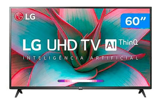Smart TV 60 polegadas LG 60UN7310 | R$ 2.898