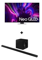 Combo Samsung Smart TV 55 polegadas Neo QLED 4K 55QN85B 2022 + Soundbar Q600B