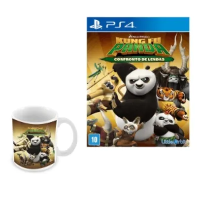 Kung Fu Panda: Confronto de Lendas + Caneca Exclusiva Kung Fu Panda - PS4 - R$ 56,90