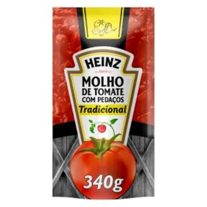 (Cliente Ouro) Molho Heinz Tradicional 340g | R$1,63
