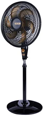 Ventilador de Coluna, Delfos TS+, Preto/Dourado, 220v, Mallory