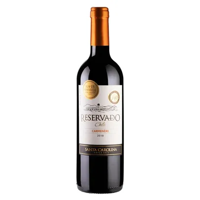 [REGIONAL] Vinho Tinto Meio Seco Reservado Santa Carolina Carménère Valle Central 750 ml