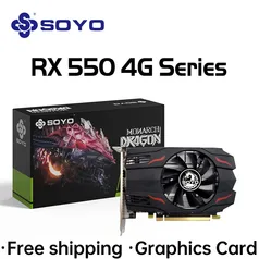 [TAXA INCLUSA] Soyo placa de video RX 550 DDR5 4GB