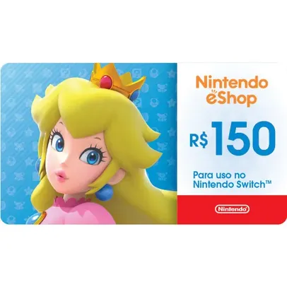 Giftcard Nintendo Switch Cash R$150