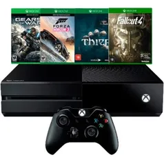 Console Xbox One 500GB + 4 Jogos + Controle Sem Fio