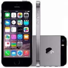 [Submarino] iPhone 5S 32GB Cinza Espacial Desbloqueado -  R$1.583