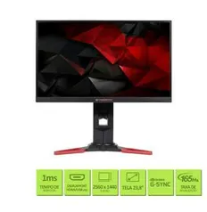 [AME 10%] Monitor Gamer Acer Predator XB241YU 24" WQHD R$ 2199