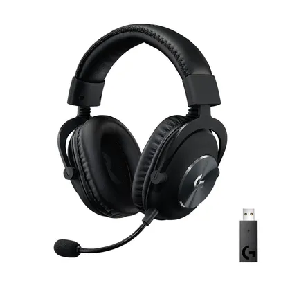 Headset Gamer Sem Fio Logitech G PRO X Wireless LIGHTSPEED 7.1 Dolby Surround, Blue VOICE, Drivers 