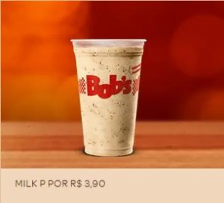 Milk Shake P do Bob's - R$3,90