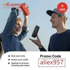 [11.11] [Novos Usuários] US$4 (R$21) OFF em Compras acima de US$5 no Aliexpress