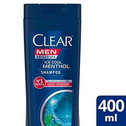 [PRIME + REC] Shampoo Anticaspa Clear Men Ice Cool Menthol 400ml | R$15