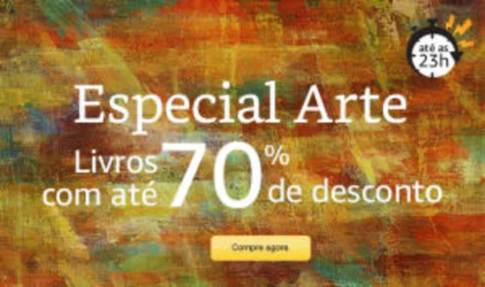 Especial Arte na Amazon, livros com até 70% OFF