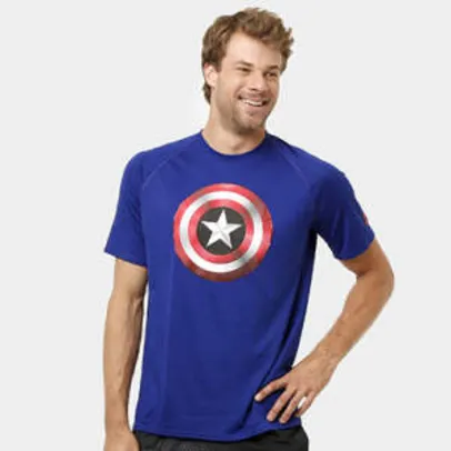 Camiseta Under Armour Captain America 2.0 por R$ 45