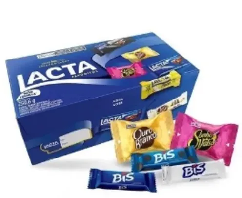 [Leve 6/ Cada R$ 9 ] Caixa de Bombons Variedades Chocolate Lacta Favoritos 250g