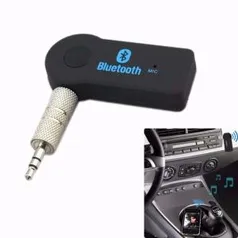 Receptor adaptador Usb Bluetooth para P2 Auxiliar - R$19,99