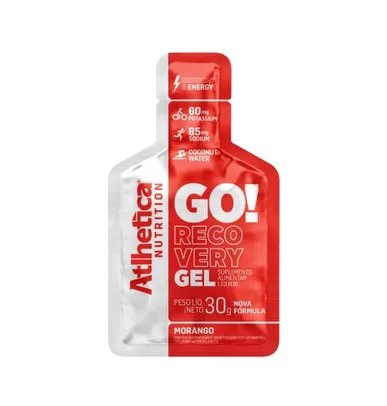 [Rec] Atlhetica Nutrition Go Energy Gel (10 Sachês) - Sabor Morango