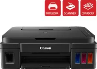 Multifuncional Canon Pixma Maxx G2100 Preta Impressora, Copiadora e Scanner. R$ 569,05