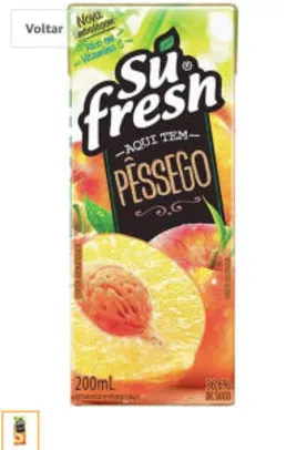 Saindo por R$ 1,43: [PRIME] Suco Néctar Pêssego Sufresh 200Ml | R$ 1,43 | Pelando