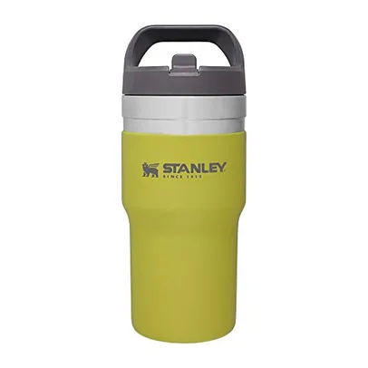 Stanley Copo de aço inoxidável IceFlow com palha, garrafa de água isolada a vácuo para casa, escritório ou carro, copo reutilizável com flip à prova d