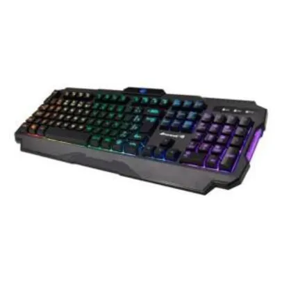 [PRIME] Teclado Gamer Pro K3 RGB Preto FORTREK - R$79