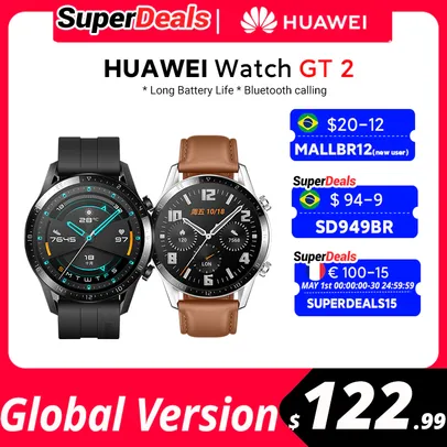 [Primeira compra] Smartwatch huawei gt 2 | R$689