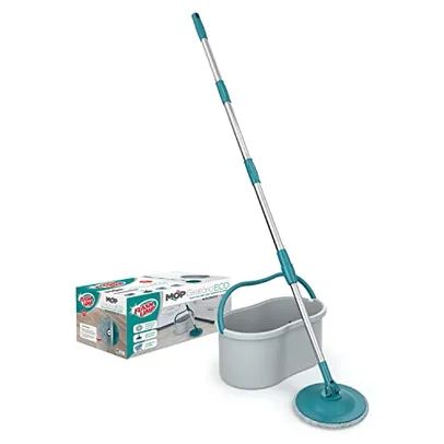 Flash Limp MOP0154 - Mop Giratório Eco, ideal para pisos frios, sintéticos ou madeira, Cinza