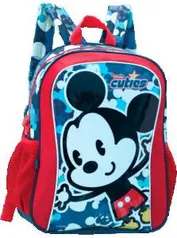 [SARAIVA] Mochila De Costas Yangzi Disney Mickey INFANTIL (PEQUENA) - Vermelha Com Azul - R$ 20,90