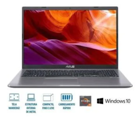 Notebook Asus Ryzen 5 8gb 1tb Windows 10 Tela 15,6