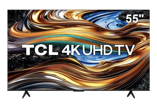 [APP] Smart TV 55” UHD 4K TCL P755 LED com Google TV, Dolby Vision e Atmos, HDR10+, Wi-Fi, Bluetooth, Google Assistente e Design sem Bordas