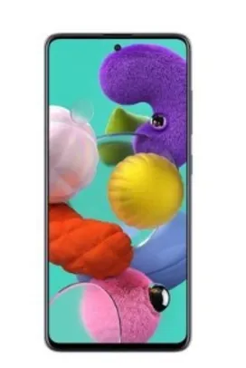 Smartphone Samsung Galaxy A51, 128GB, Dual Chip, Câmera Quadrupla, Tela 6,5", Octa-Core, Preto - SM-