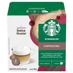 STARBUCKS Café Em Cápsula Starbucks Nescafé Dolce Gusto Cappuccino 12 Cápsulas