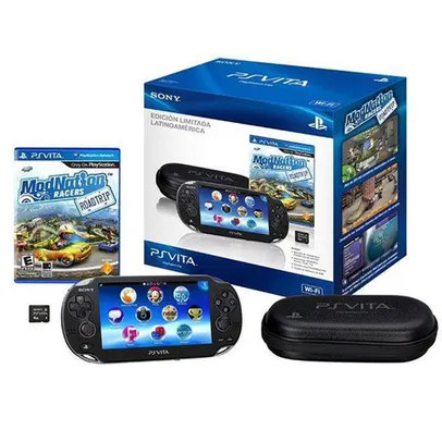 Ps Vita Standard Cor Crystal Black Modnation Racers