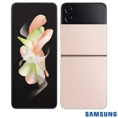 Smartphone Samsung Galaxy Z Flip4 5G Rosé, 128GB, 8GB RAM e Câmera Dupla de 12MP