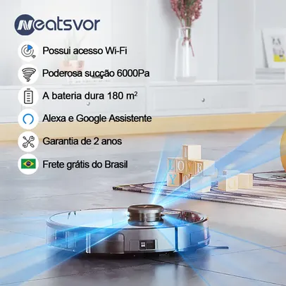 [DoBrasil] Robô aspirador de pó Neatsvor x600pro