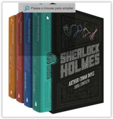 [Submarino] Livro - Boxe Sherlock Holmes (4 Volumes) por R$ 48