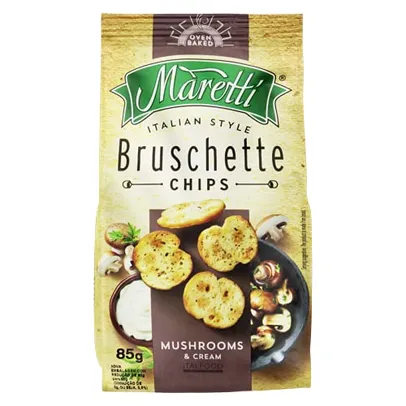 [10 un / Recorrência] Maretti Bruschetta com Cogumelos e Creme