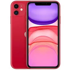 iPhone 11 Apple 64GB PRODUCT(RED), Tela de 6,1”, Câmera Dupla de 12MP | R$3924