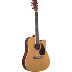 Violão Folk Memphis Cutaway – Cordas em Aço - MD-18 Cor Natural R$348