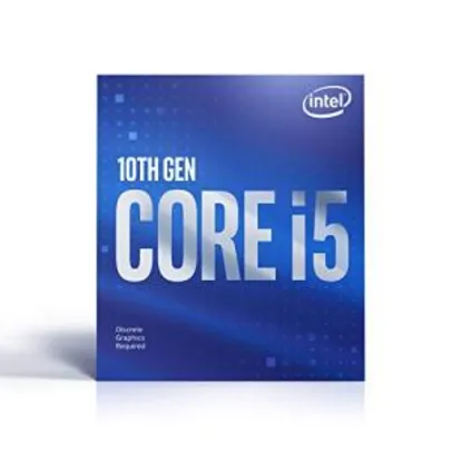 Processador Intel Core I5-10400F Cache 12MB, 2.90 GHz, turbo 4.3GHz LGA 1200 | R$1189