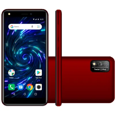 Smartphone Positivo Twist 4 Pro 5.5&quot; S518 64GB Dual Chip Octa-Core Vermelho