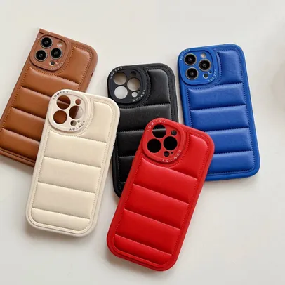 [1ªCompraR$9] Capa Celular Puffer iPhone Anti impacto 11 12 13 14 Pro Max