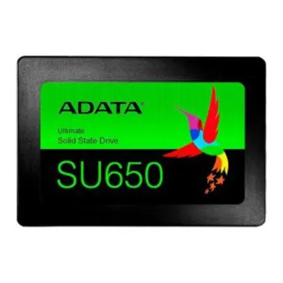 SSD ADATA SU650 240GB 2.5" SATA 6GB/S, ASU650SS-240GT-R por R$ 146