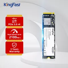 Kingfast ssd m2 nvme 128gb 256gb 512gb 1tb PROMOÇÃO