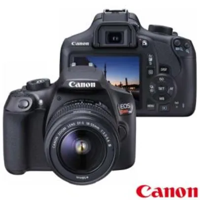 Câmera Digital Canon EOS Rebel T6 DSLR - R$1294