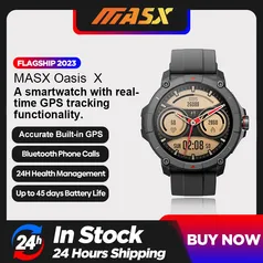 Relógio MASX Oasis X  no Brasil! com GPS
