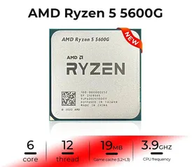 Amd novo ryzen 5 5600g r5 5600g 3.9ghz 6-core 12-thread