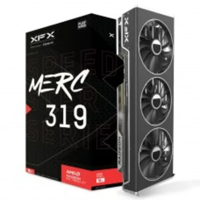 Placa de Vídeo XFX AMD Radeon RX 7800 XT Merc 319, 16GB, GDDR6, FSR, Ray Tracing, RX-78TMERCB9