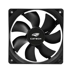 [SUPER R$ 8,92] PRIME Cooler F7-PW10BK Storm 8 cm, C3TECH, Acessórios para Computador C3TECH